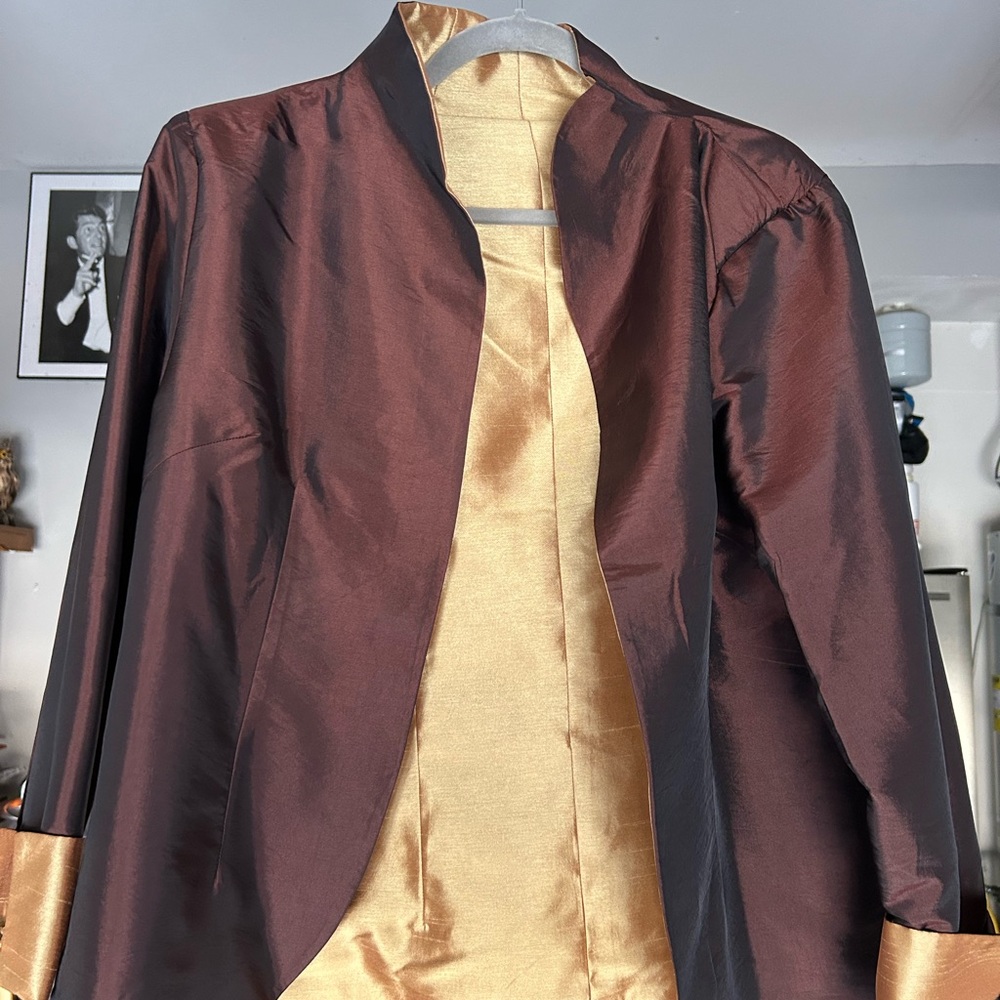 Heidi Daus Couture Satin jackets. Reversible. Different colors.